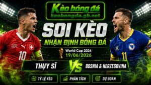 Đội hình dự kiến trước trận  Thụy Sĩ và Bosnia & Herzegovina